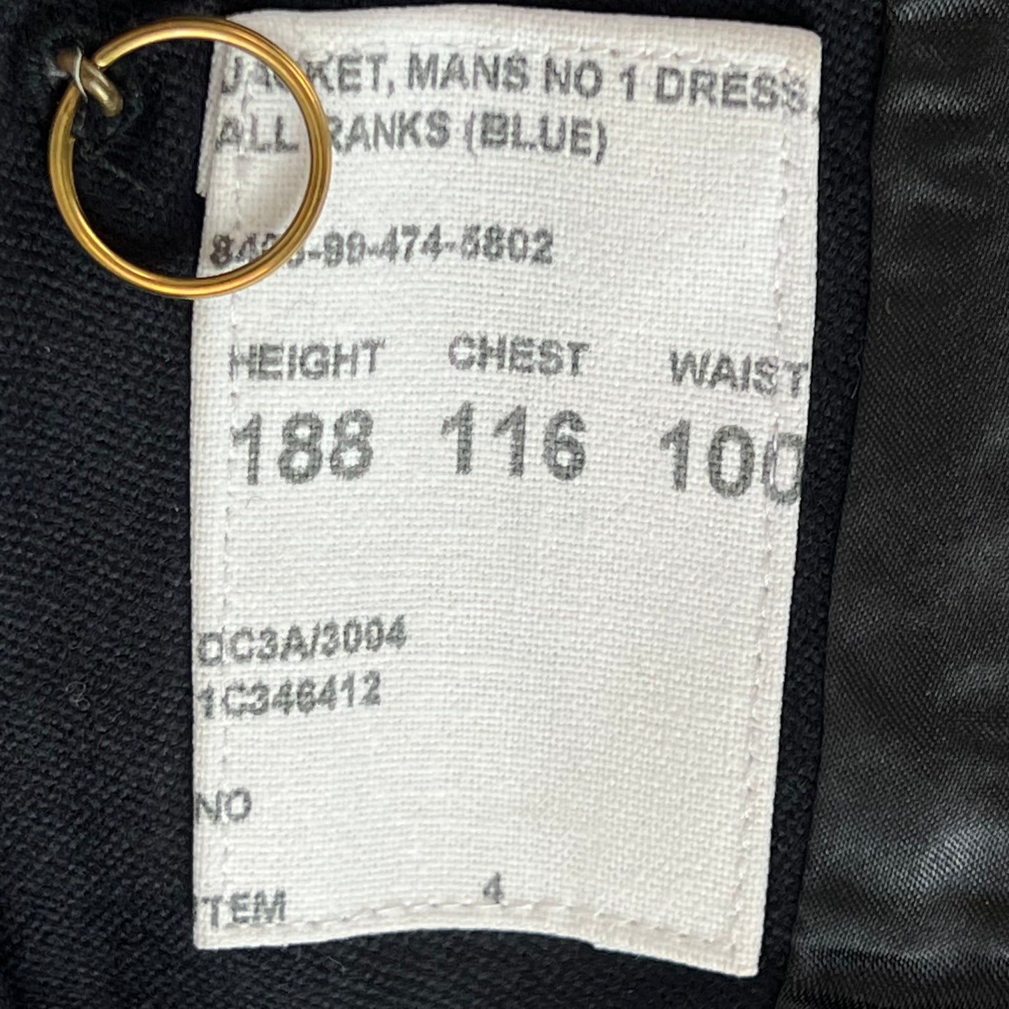 British Army No. 1 Dress Jacket - Royal Tank Regiment - X Large 188/116