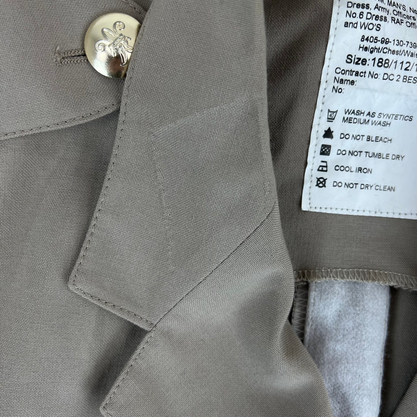 British Army No. 6 Tropical Dress Jacket - WRAC - Large 188/112