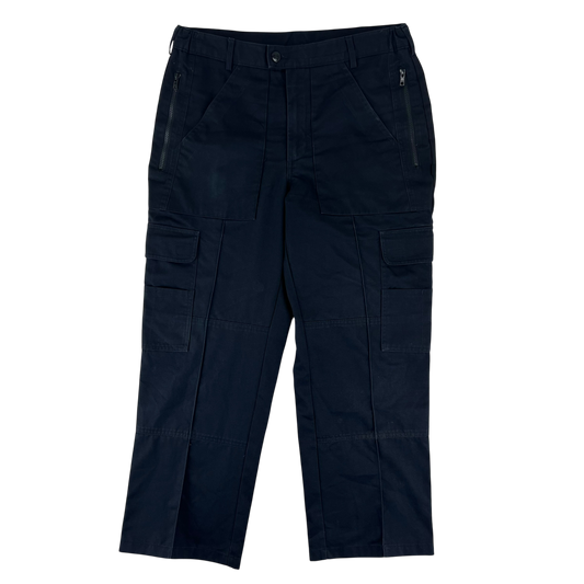 British Police MoD Black Utility Trousers - W35 L28.5