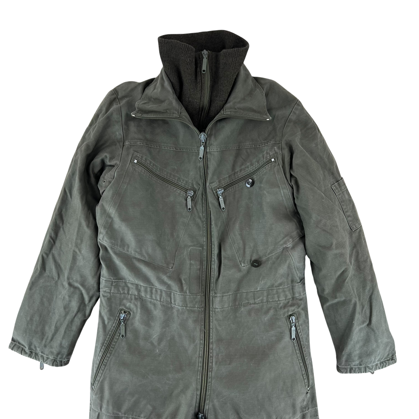 German Army Olive Thermal "Tanker" Coveralls w/ Liner - Medium GrNr 5