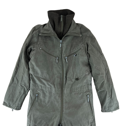 German Army Olive Thermal "Tanker" Coveralls w/ Liner - Medium GrNr 5