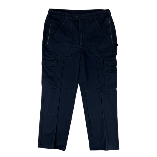 British Police MoD Black Utility Trousers - W38 L31