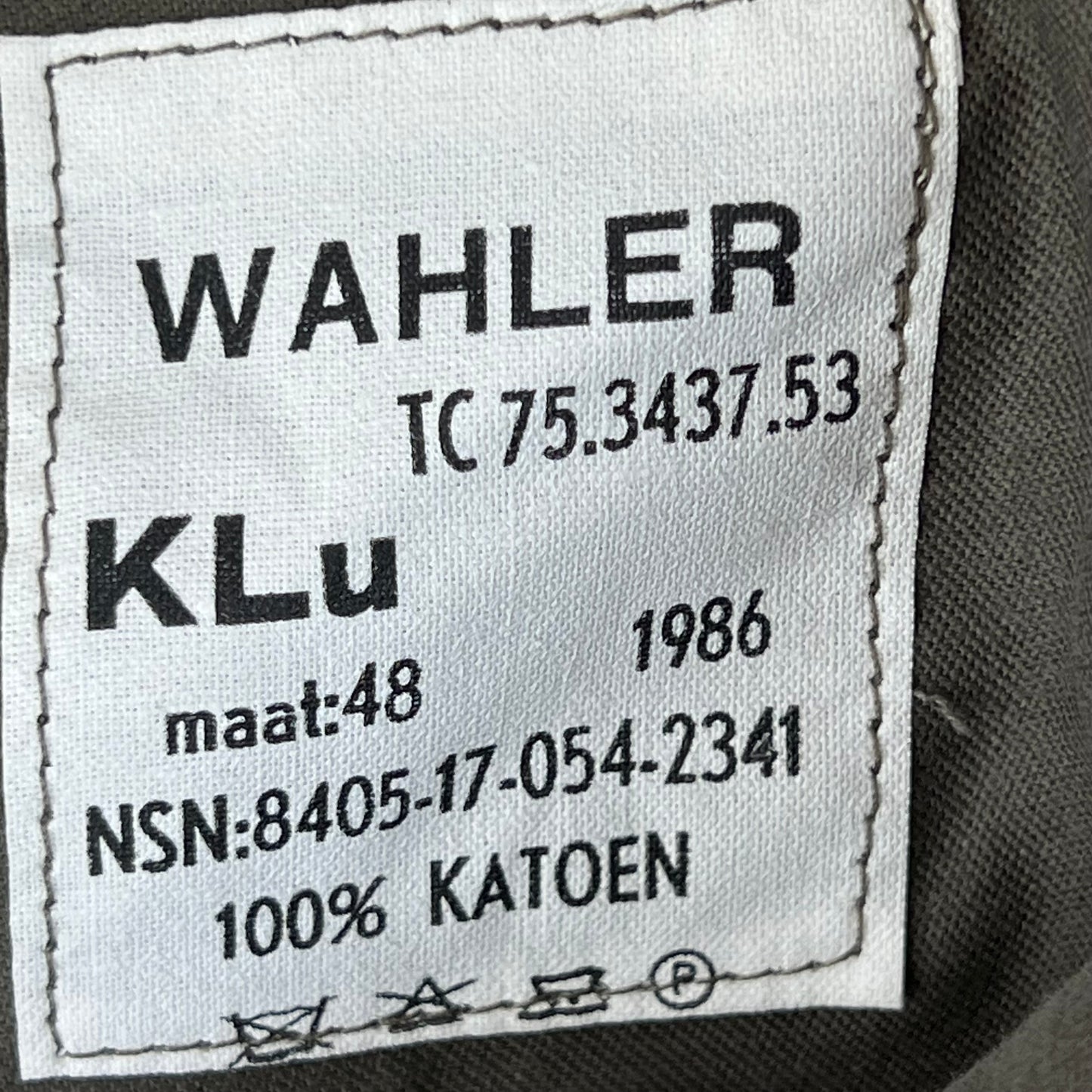 Dutch Air Force 80s Grey Combat Trousers - W34 L29.5