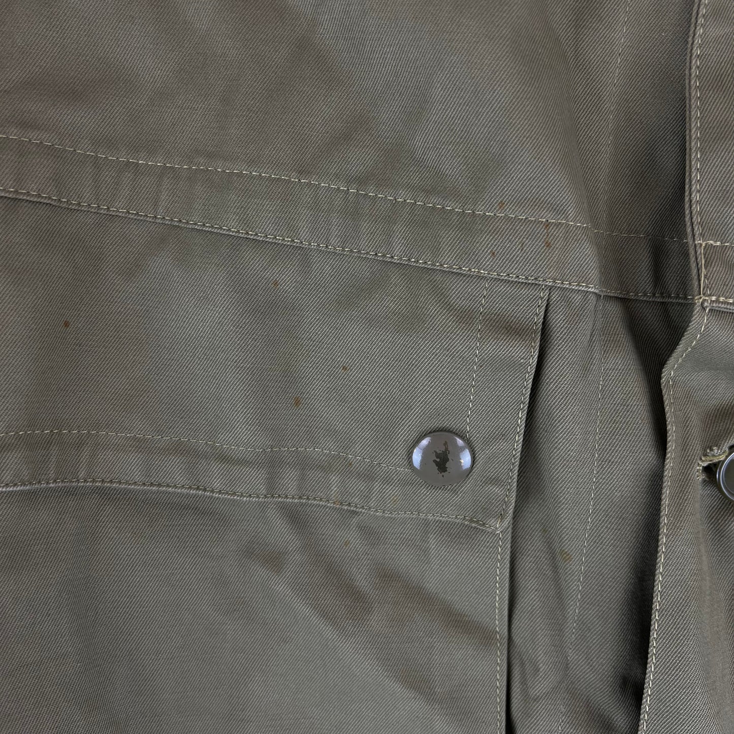 Italian Army 70s Olive Green Jacket - X Large