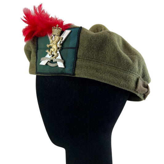 British Army Royal Regiment of Scotland Tam o Shanter w/ Plume - Medium