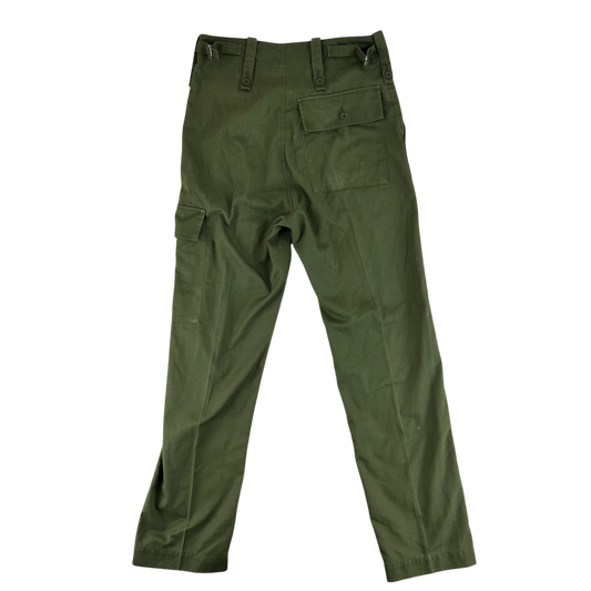 British Army Olive Green Fatigue Work Trousers - W31 L33