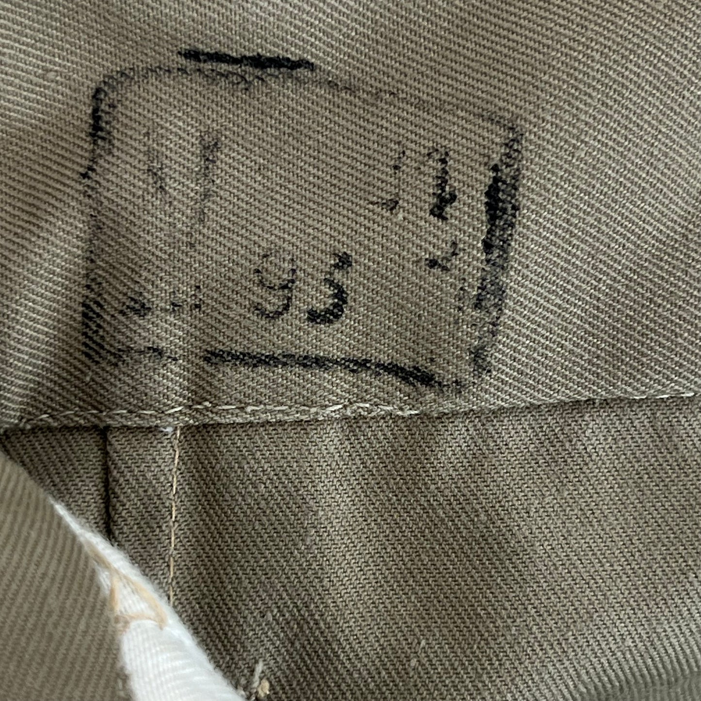 Italian Army Vintage Stone Chino Shorts - W31