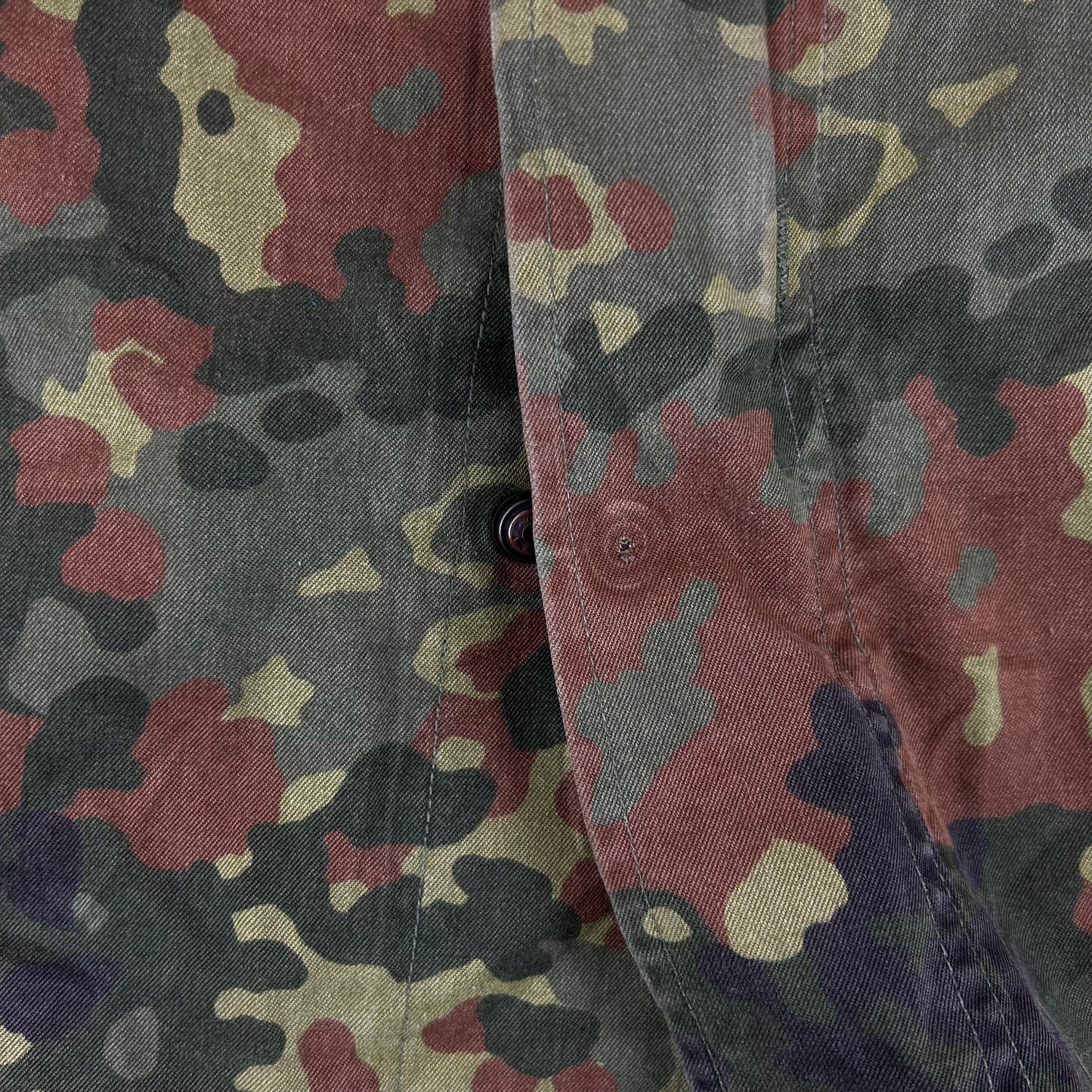German Army Flecktarn Camouflage Long Sleeve Field Shirt - Medium