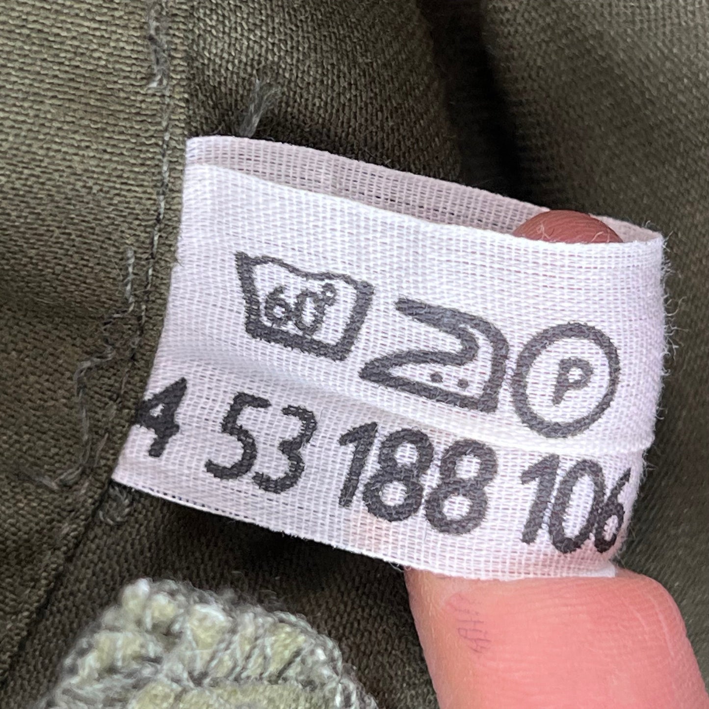 Czechoslovak Army M85 Field Parka Olive Green w/ Belt - Large 188/106