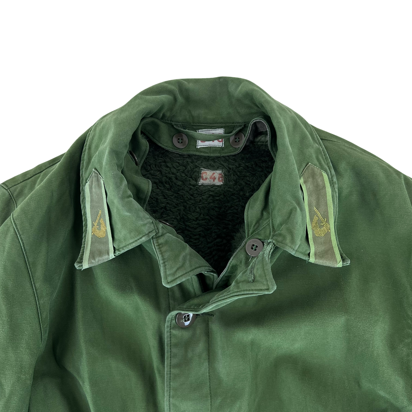 Swedish Army M59 Forest Green Field Jacket w/ Thermal Liner - Medium