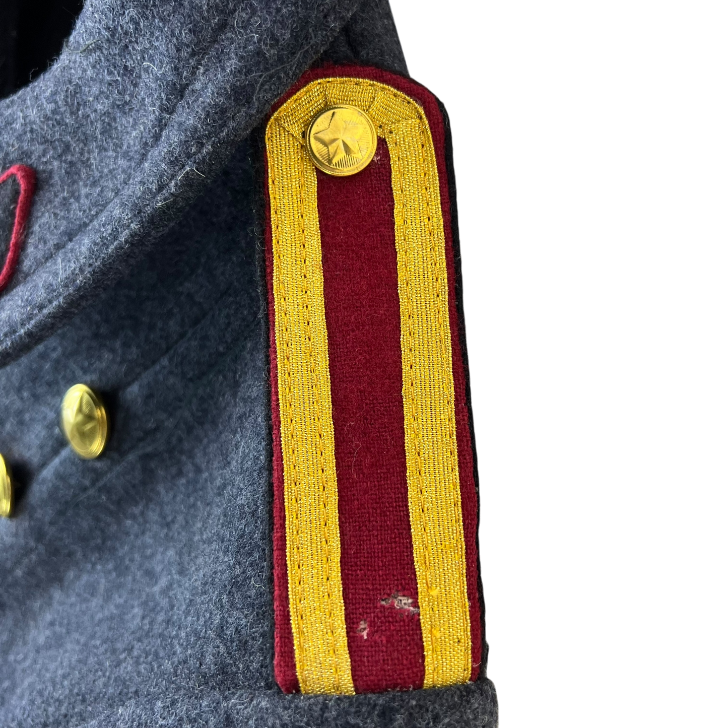 Bulgarian People's Army Officer's Grey Wool Greatcoat - Small