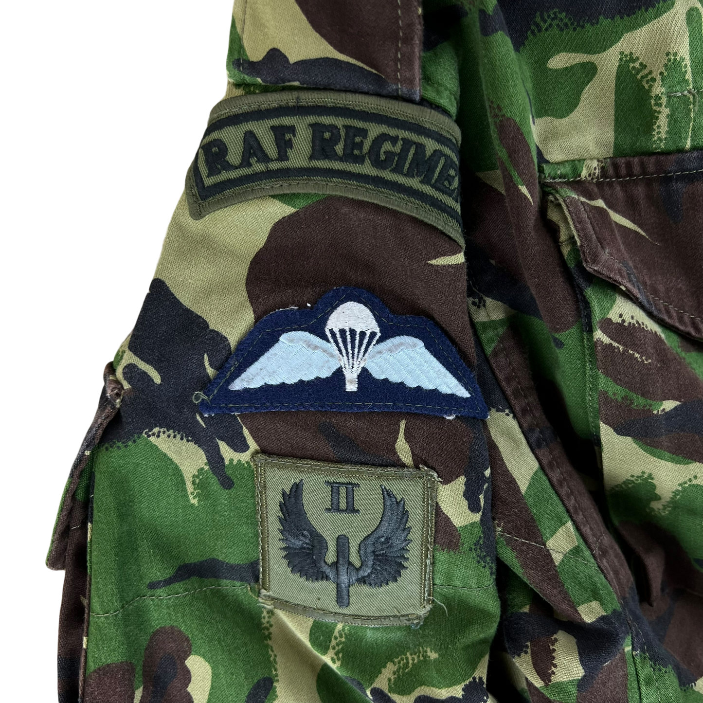 British Army S95 Pattern Woodland DPM Camo Parachutist's Smock - Large 180/112