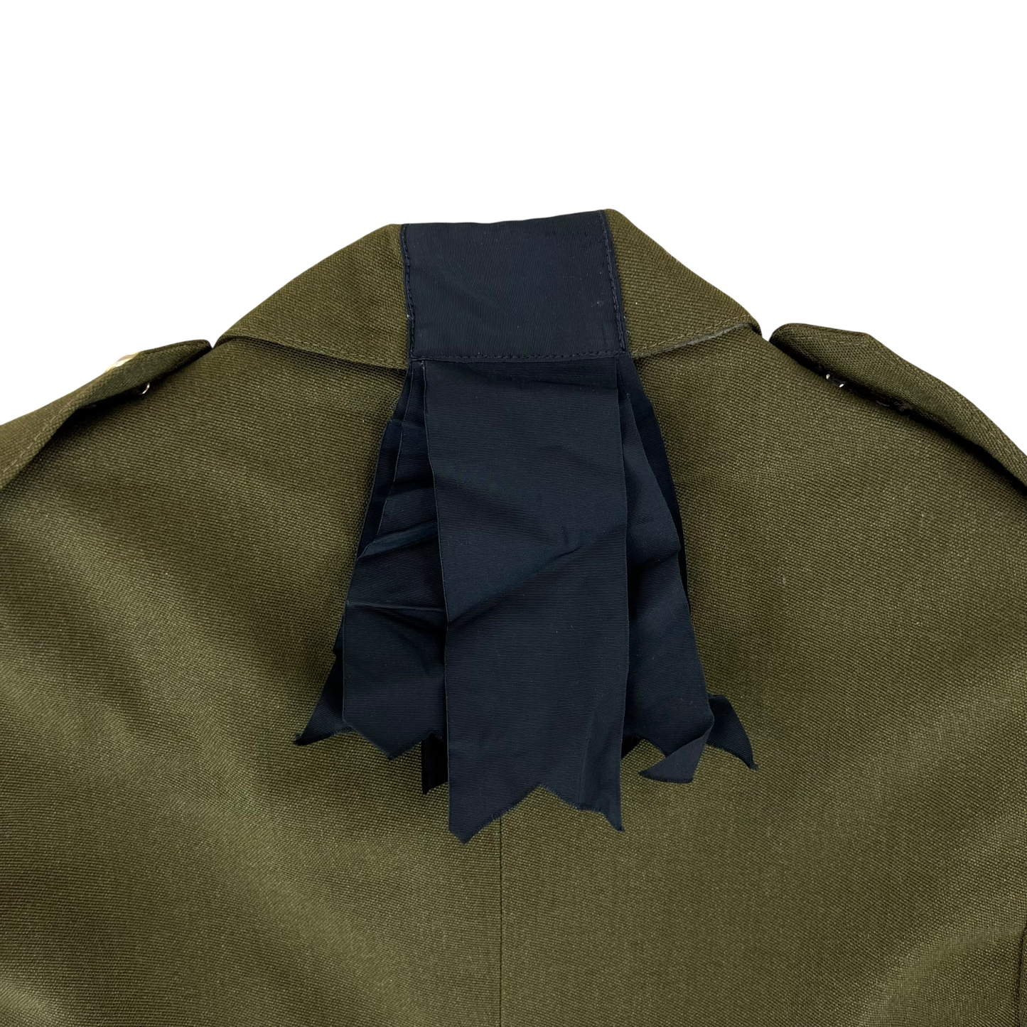 British Army 1980 Pattern No. 2 Olive Green Dress Jacket - Welsh Brigade - Small 170/92