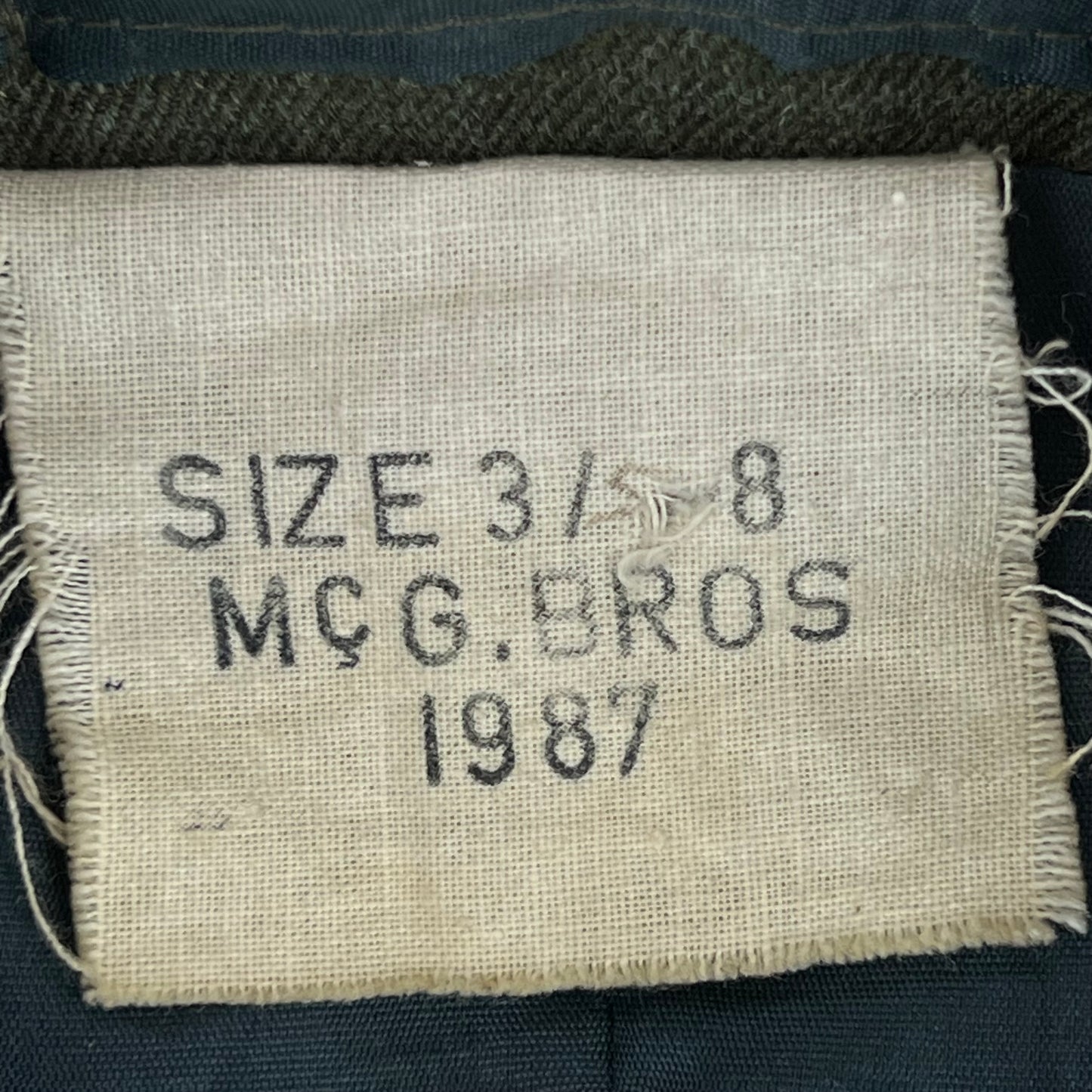 Irish Army 1980's Moss Green Greatcoat - Medium