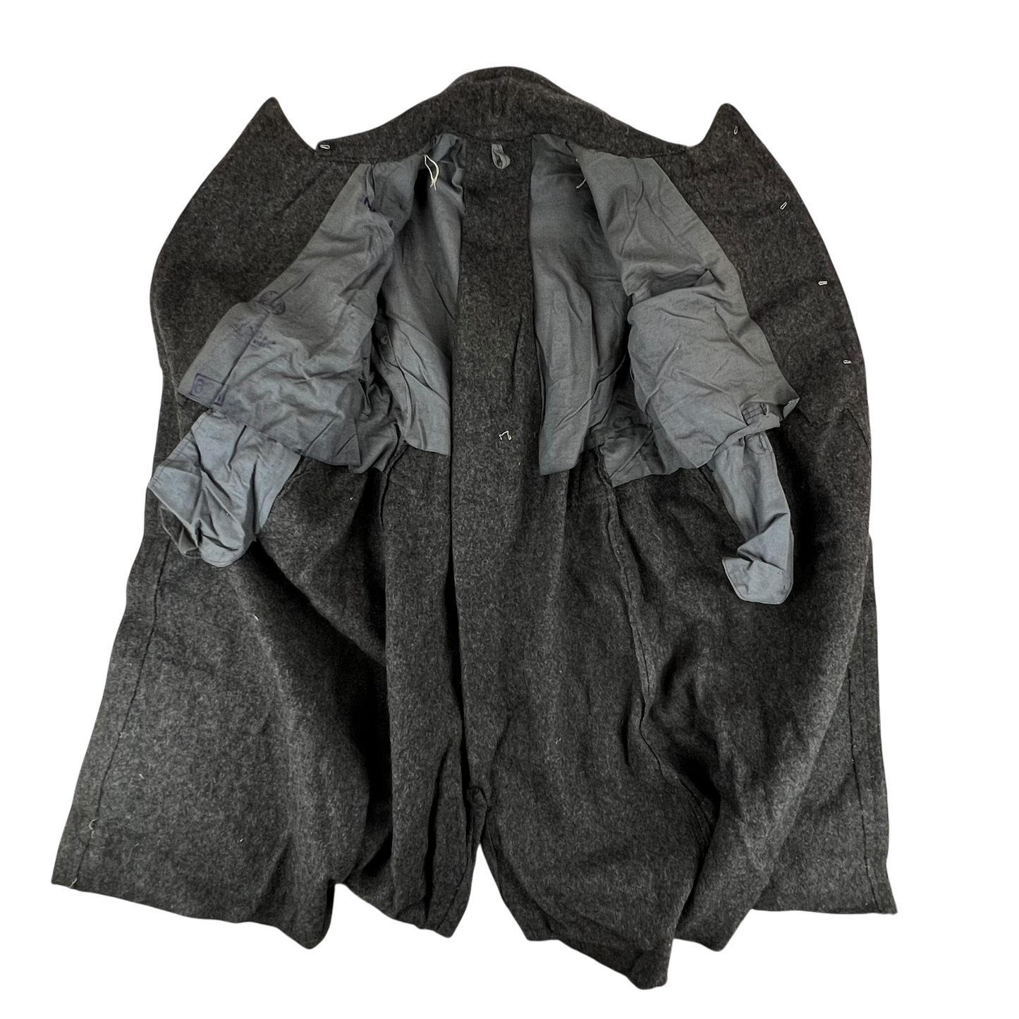 Bulgarian People's Army Grey Wool Greatcoat - Medium