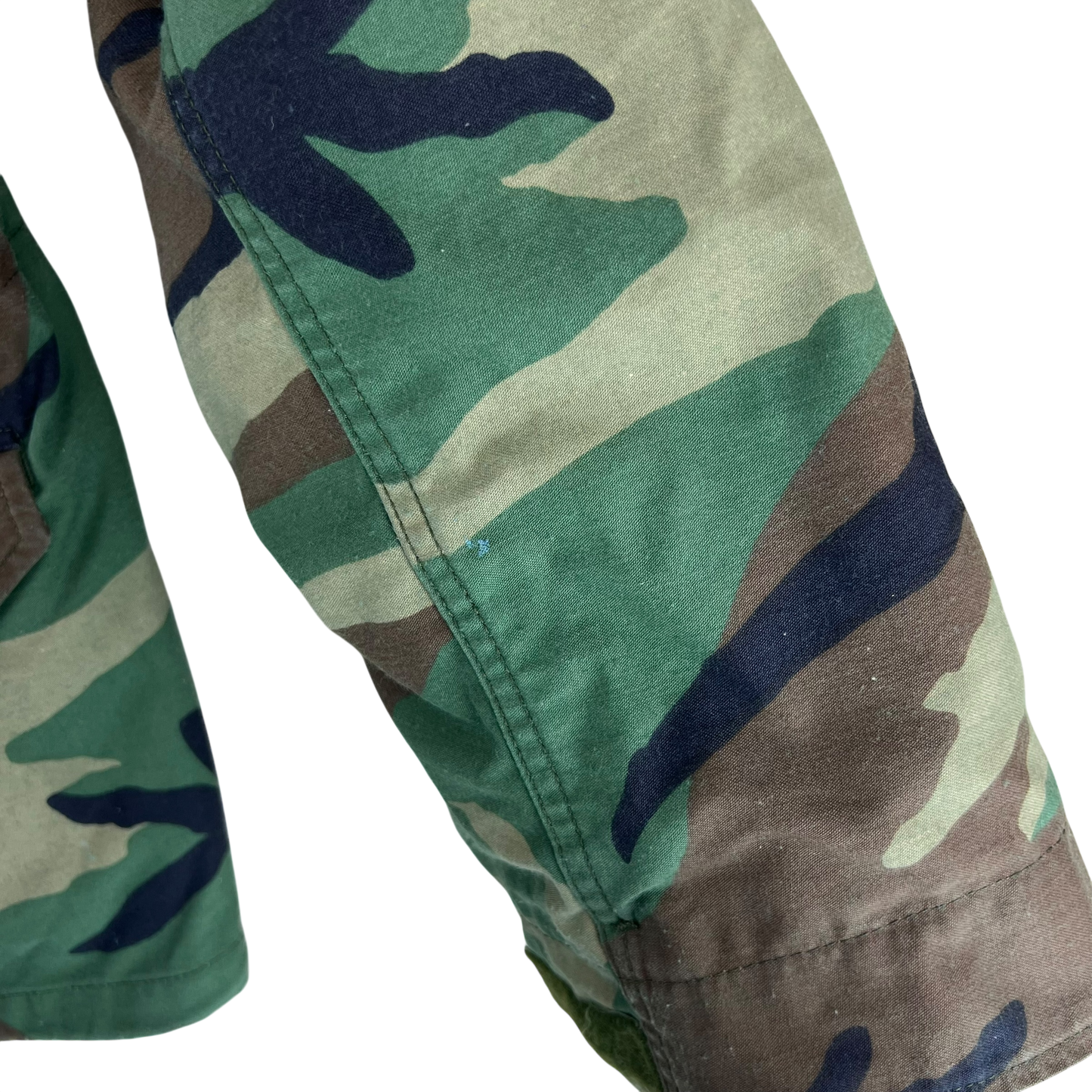 US Army M81 Woodland Camo M65 Cold Weather Field Coat w Liner - X Large