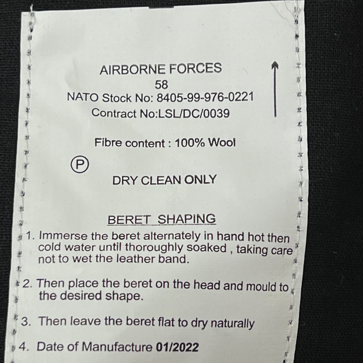 British Army Airborne Beret - Medium 58cm