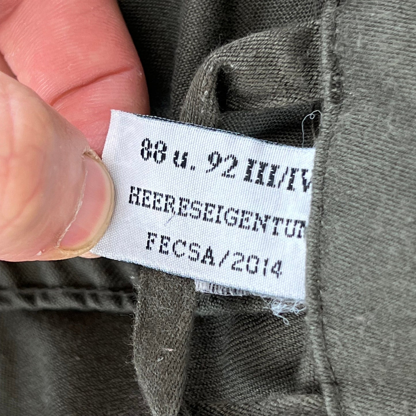 Austrian Army Olive Drab Anzug 03 Alpine Jacket - Medium 88-92 III/IV