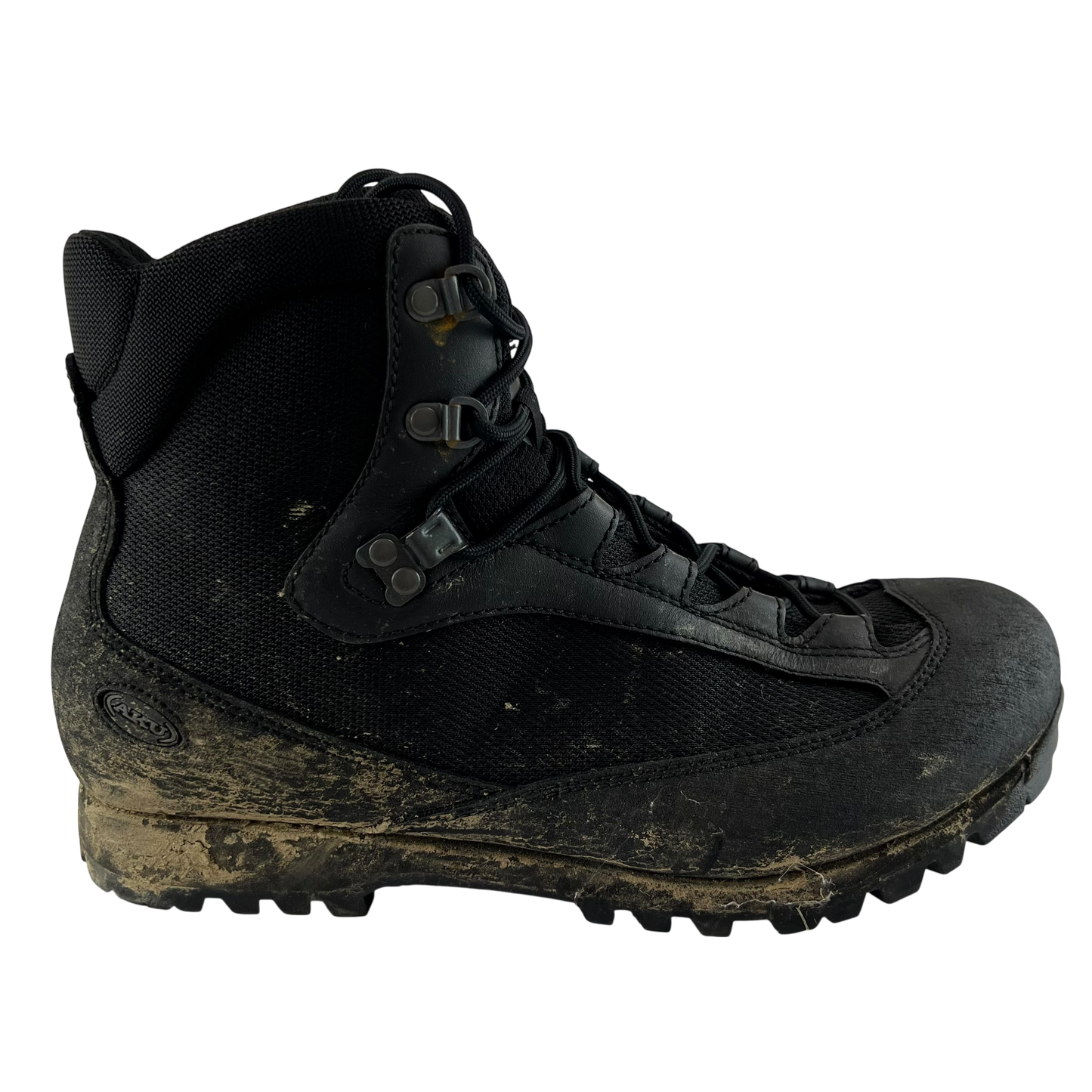 British Army AKU Black Combat Boots - Size 9M