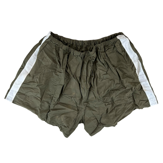 Czechoslovak Army 70's Olive PTI Shorts - Large