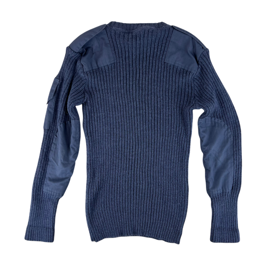 British RAF Wool Crewneck Pullover Jersey Jumper - Large 106cm
