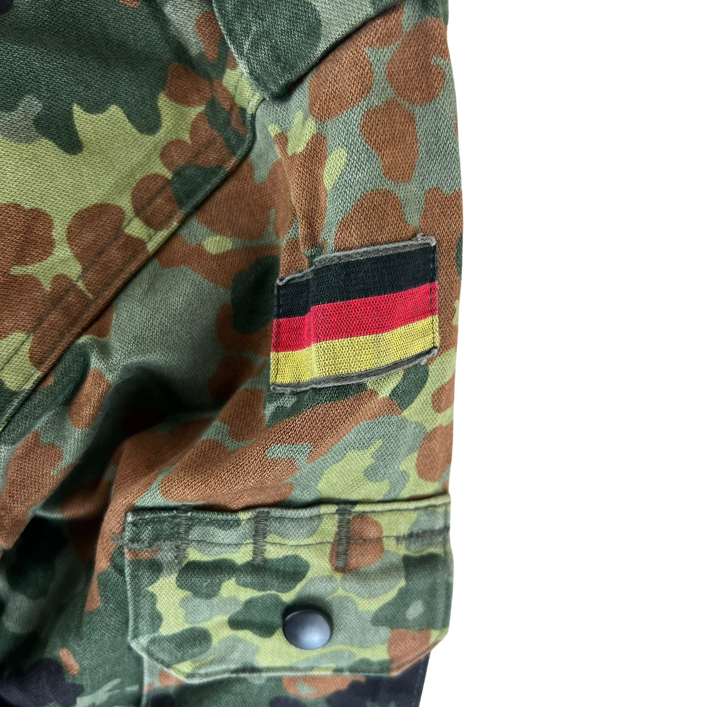 German Army Flecktarn Camouflage Combat Parka - Large GrNr 12