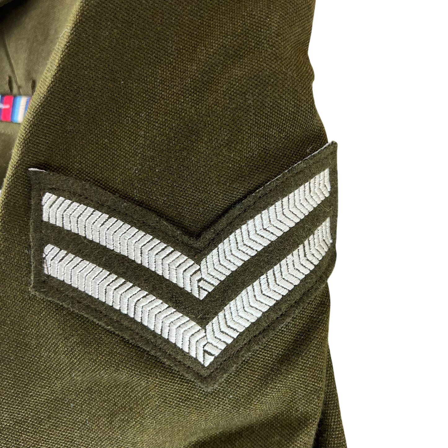 British Army 1980 Pattern No. 2 Olive Green Dress Jacket - RLC - Medium 182/96