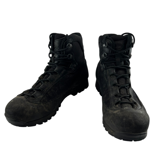 British Army AKU Black Combat Boots - Size 8M