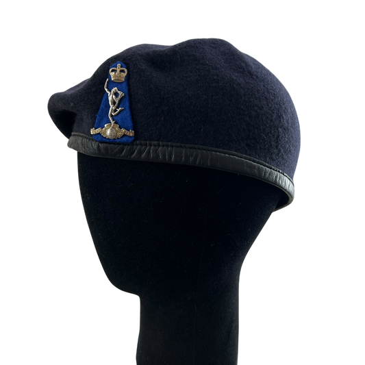 British Army Beret w Badge - Royal Signals Corps - Large