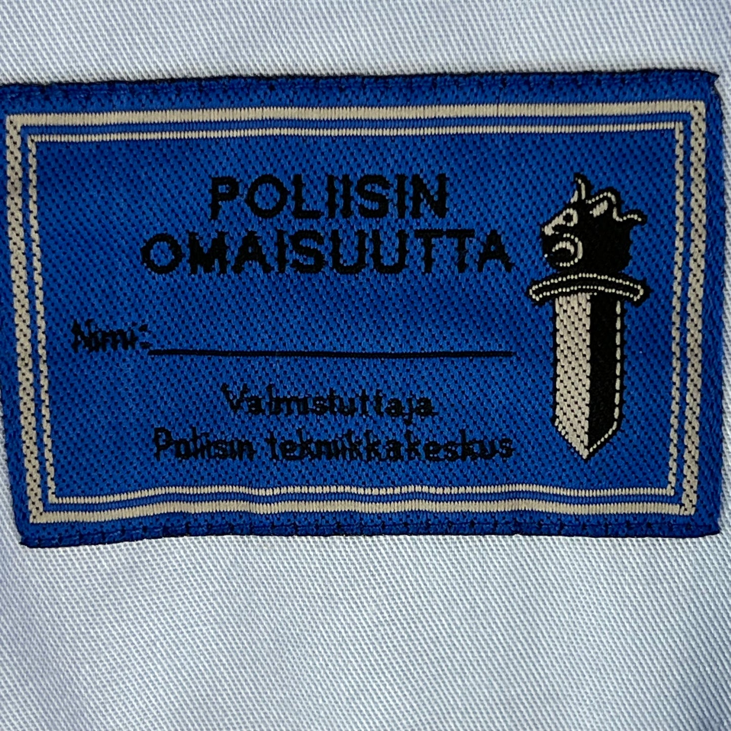 Finnish Police Shirt Long Sleeve - X Large C43