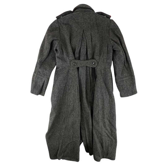 Bulgarian People's Army 50s Grey Wool Greatcoat - Medium