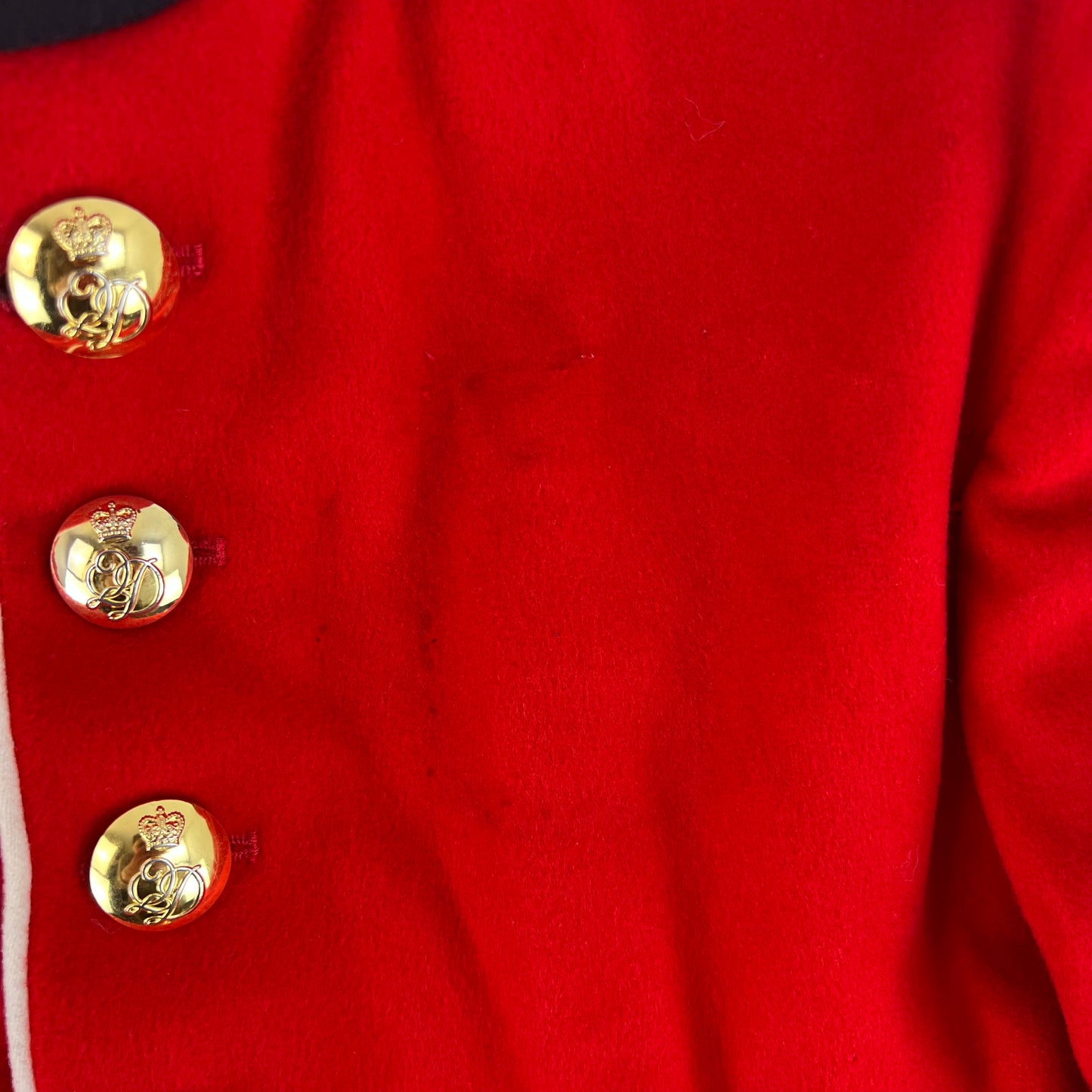 British Army Red Tunic Jacket - Queen's Division Minden Band - Medium