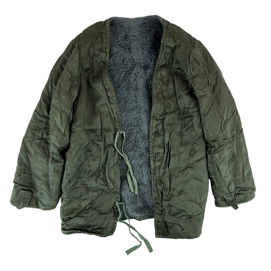 Greek Army M65 Faux Fur Jacket Liner - Small