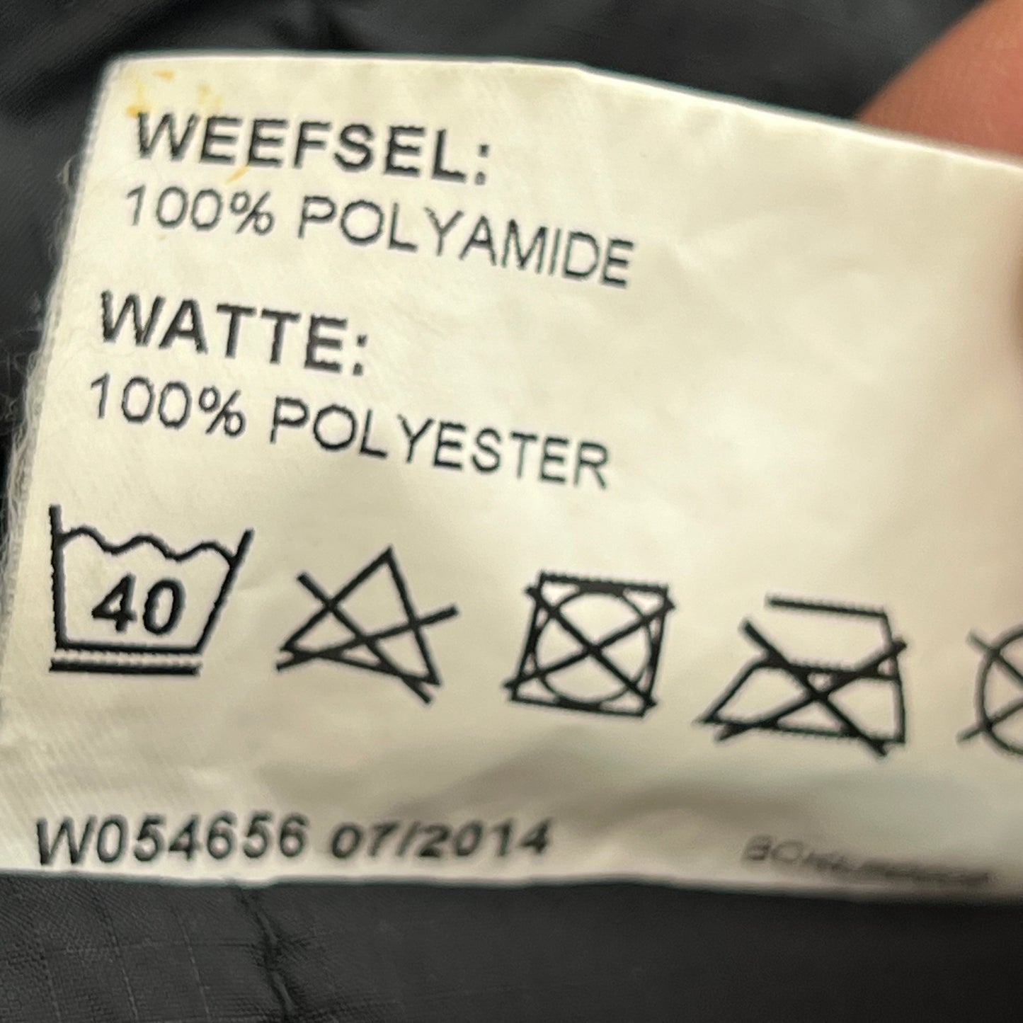 Dutch Army MoD Black Cold Weather Jacket / Jacket Liner - X Large