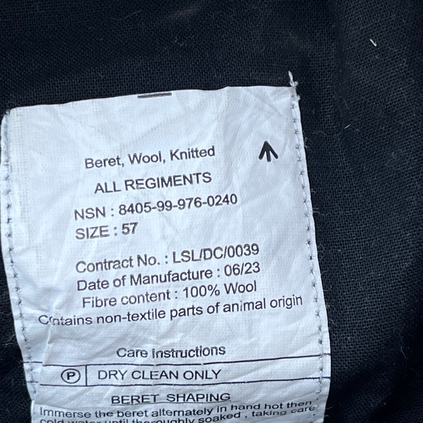 British Army Beret - Royal Signals Scottish Division - Medium 57cm