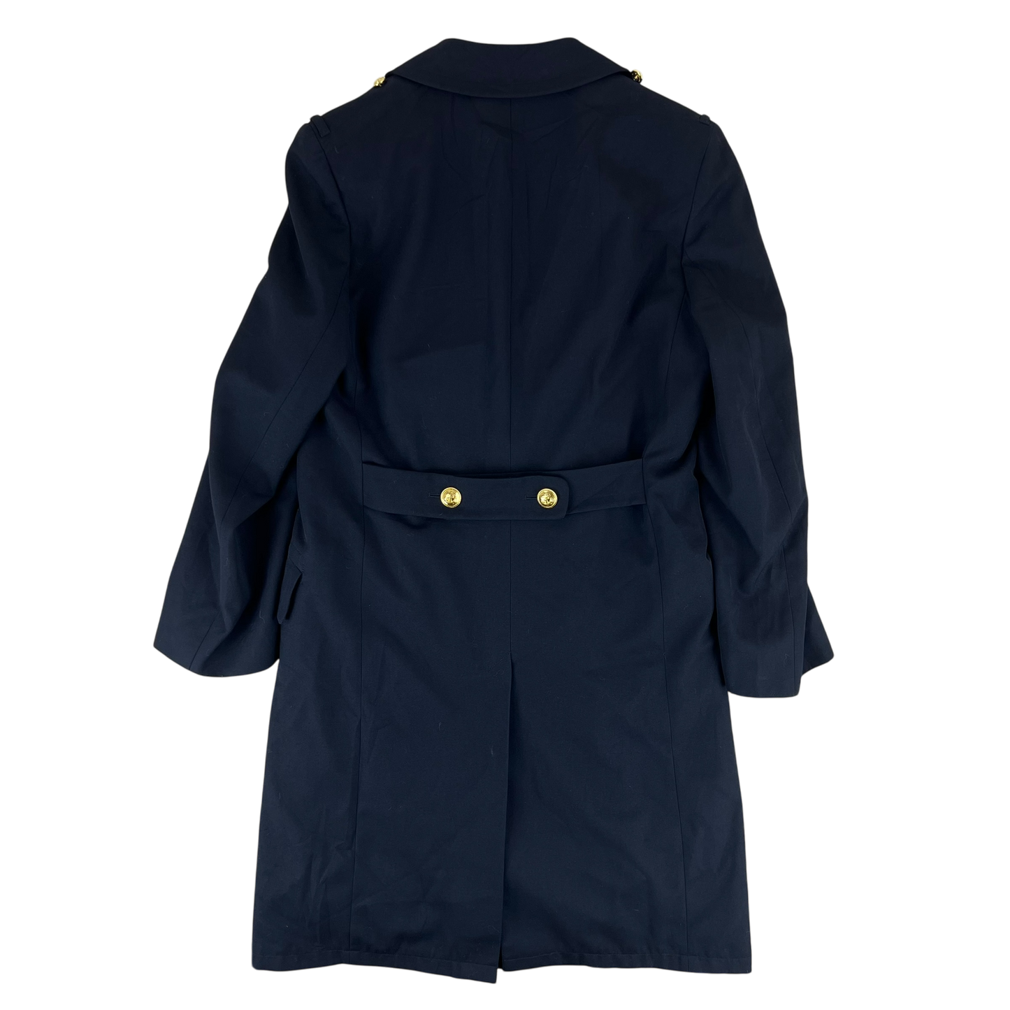 German Navy Three-quarter Gabardine Greatcoat w/ Liner - Small