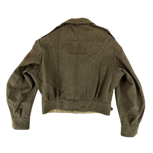 British Army 50s Khaki Ike 1948 Pattern Battle Dress Jacket - Chaplains' Department - Medium