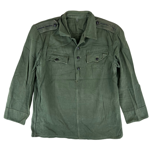 Bulgarian People's Army Cotton Olive Green Cossack Shirt - Large