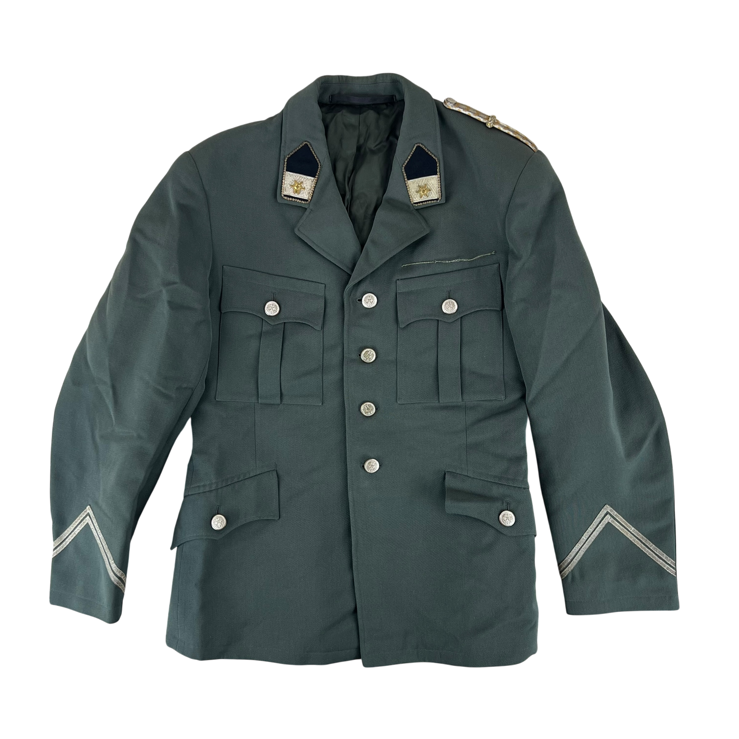 Austrian Army 1970's Grey Dress Jacket - Armoured Corps - Medium