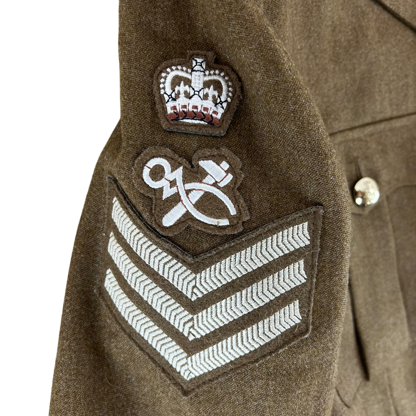 British Army No. 2 Brown Dress Jacket - REME - Large 188/104