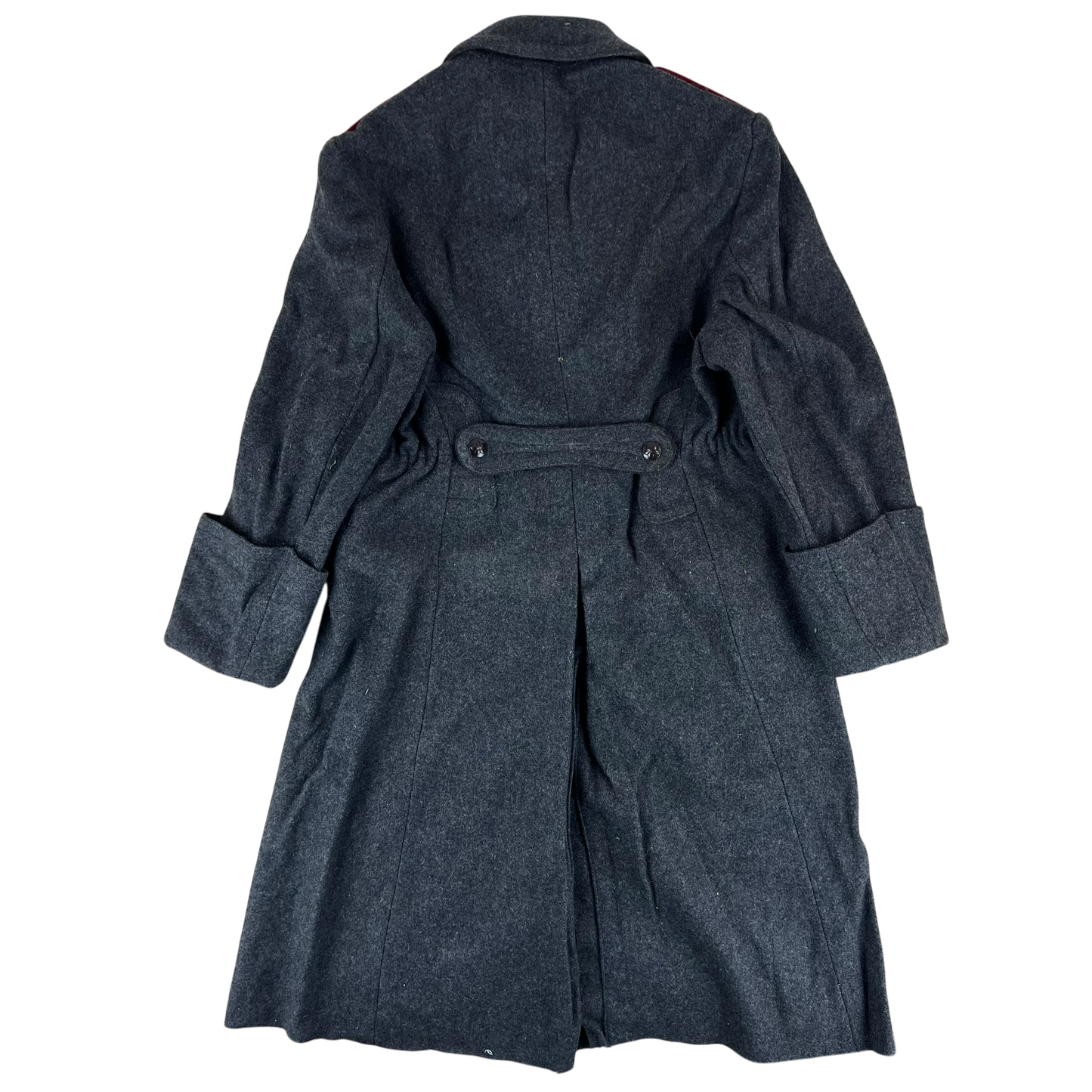 Bulgarian People's Army Grey Wool Greatcoat - Medium