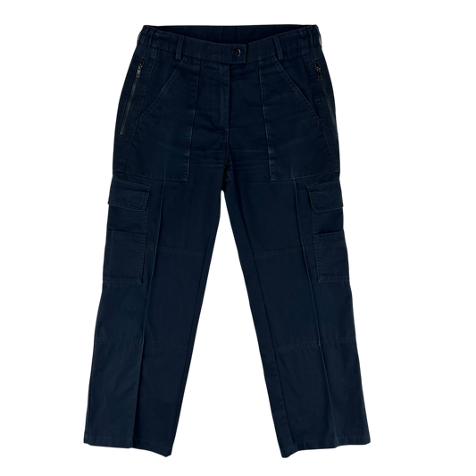 British Police Women's MoD Black Utility Trousers - W32 L28.5