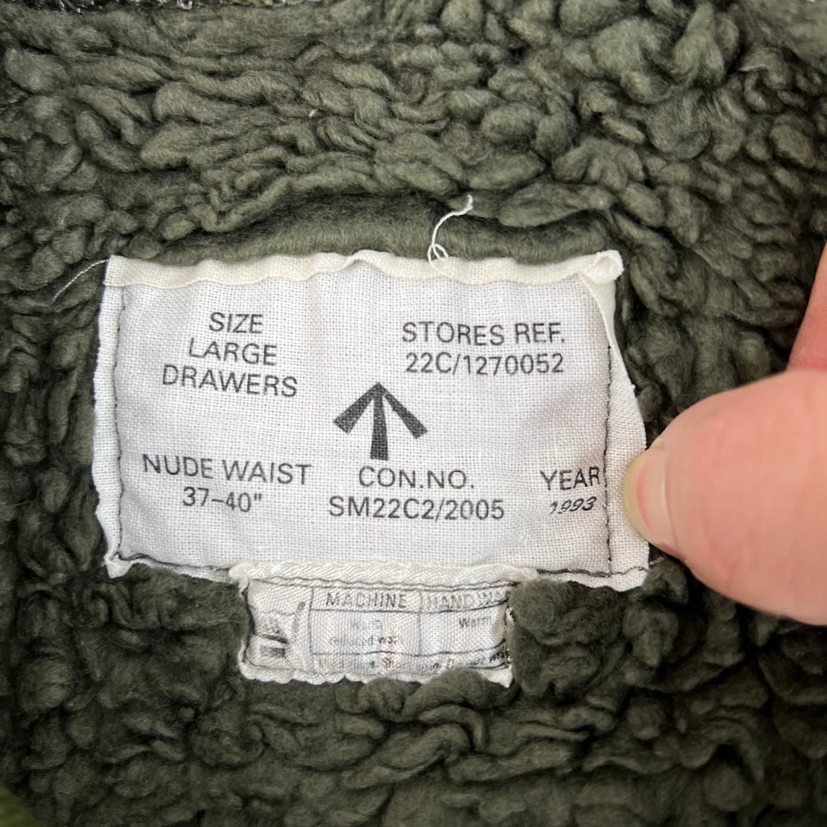 British Army Thermal Trouser Liners Aircrew Faux Fur - W38 L31.5