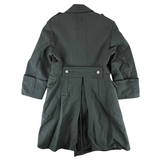 Austrian Army Panzer Officer's Greatcoat 80s Field Grey - Medium