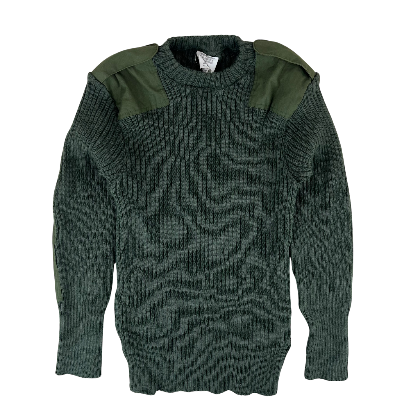 British Army Olive Green Pullover Jumper - Large 112cm