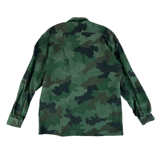 Serbian Army M93 Oak Leaf Camouflage Shirt - Large
