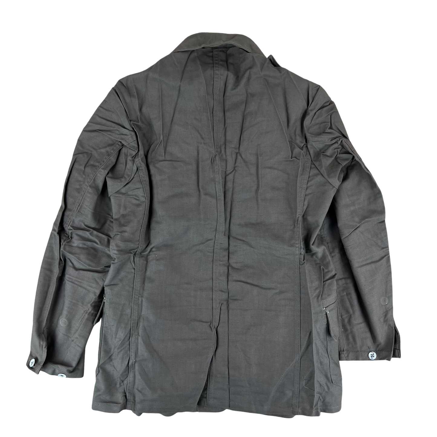 Swedish Army M40 "Grötrock" Brown Work Jacket - Medium