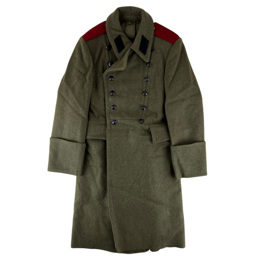 Bulgarian People's Army Khaki Wool Greatcoat - Small