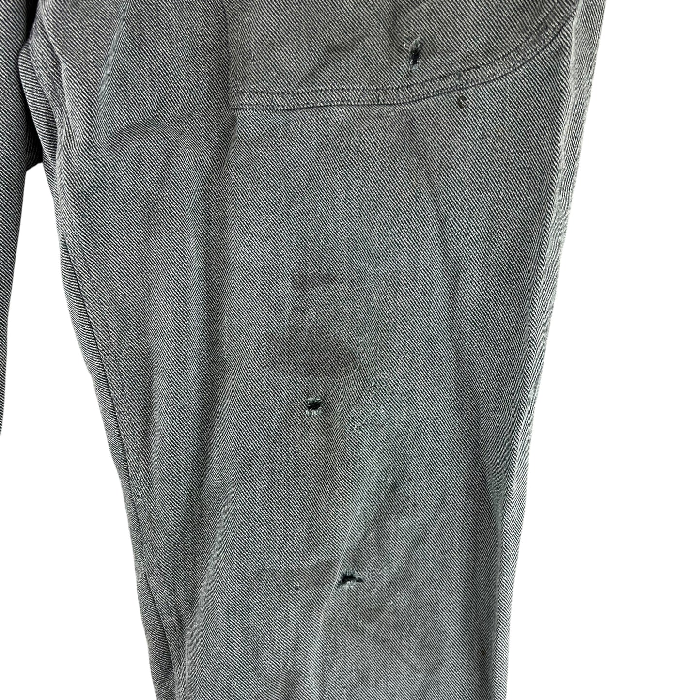 Swiss Army 60s Sage Green Denim Work Trousers - W36 L26