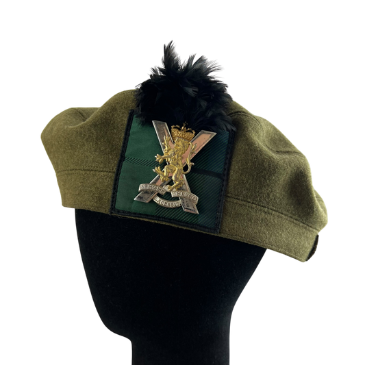 British Army Tam o Shanter w/ Plume - Royal Regiment of Scotland - Large